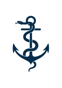 anker-mit-schlange-umwickelt-tattoo-vorlage