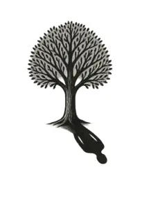 baum-mit-schatten-einer-person-tattoo-vorlage