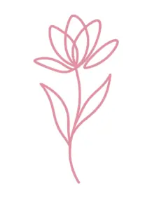 elegante-blume-mit-linienzeichnung-tattoovorlage
