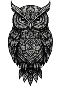 eule-mit-mandala-muster-tattoo-vorlage