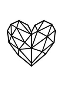 geometrisches-herz-mit-kreativen-formen-tattoo-vorlage