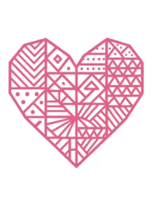 geometrisches-herz-mit-mustern-tattoo-vorlage