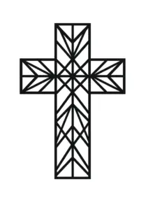 geometrisches-kreuz-design-mit-linien-und-mustern