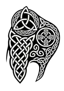 keltische-knoten-und-symbole-in-schwarz-weiss