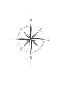 kompass-tattoo-minimalistisch-feine-linien-schwarz-weiss