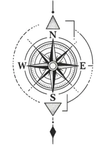 kompass-tattoo-mit-geometrischen-mustern