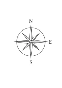 kompass-tattoo-vorlage-mit-feinen-linien