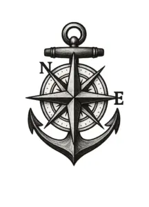kompassrose-mit-anker-tattoo-vorlage-fuer-maenner