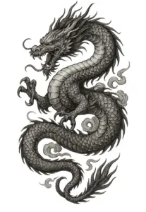 kraftvoller-drache-mit-details-tattoo-ruecken