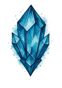 künstlerische-darstellung-eines-kristalls-blau