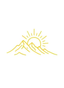 minimalistische-berglandschaft-mit-sonne-tattoo-rippen-huefte