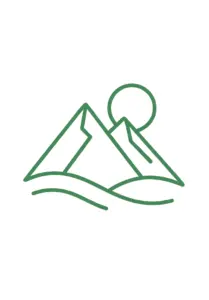 minimalistische-berglandschaft-sonne-finger-tattoo-vorlage