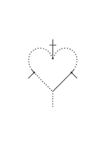 minimalistisches-herz-mit-kreuz-fuer-steissbein-tattoo