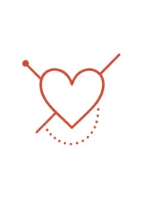 minimalistisches-herz-mit-linien-und-punkten