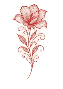 stiliserte-blume-mit-filigranen-details