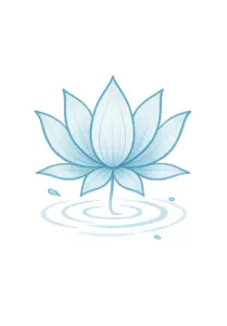 stiliserte-lotusblume-auf-wasserhintergrund-rippen-huefte