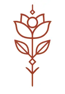 stilisiert-rose-mit-geometrischen-formen