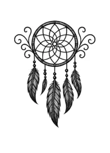 stilisierten-traumfaenger-mit-federn-und-perlen-tattoo