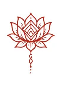 stilisiertes-geometrisches-blumen-mandala-tattoo-vorlage