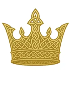 stilisiertes-keltisches-motiv-goldene-krone-tattoo