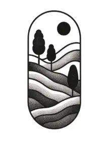 stilisiertes-landschafts-tattoo-mit-baeumen