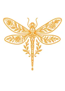 stilized-libelle-mit-floralen-details-unterarm-tattoo