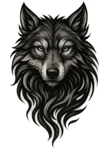 tattoo-vorlage-wolfskopf-majestaetische-ausstrahlung
