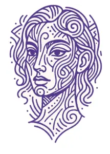 tattoovorlage-abstrahiertes-gesicht-linienkunst-frauen