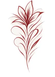 tattoovorlage-abstrakte-bluete-mit-floralen-elementen