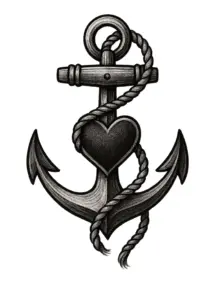 tattoovorlage-anker-motiv-mit-herz-und-seil