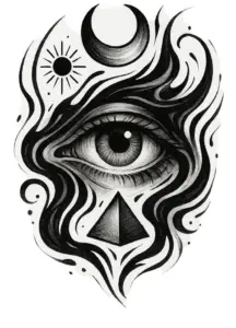 tattoovorlage-augenmotiv-sonne-mond-symbolische-elemente