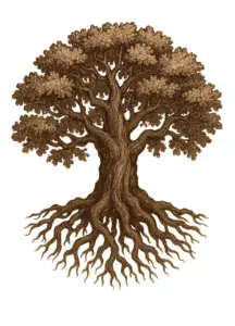 tattoovorlage-baum-mit-kraftvollen-wurzeln