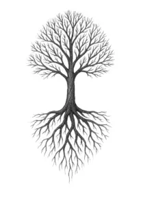 tattoovorlage-baum-mit-wurzeln-unterarm-tattoo