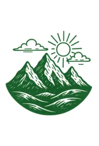 tattoovorlage-berglandschaft-mit-sonne-und-wolken