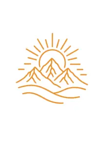 tattoovorlage-berglandschaft-mit-sonnenaufgang