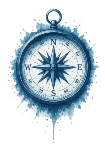 tattoovorlage-eines-kuenstlerischen-kompasses-fuer-maenner