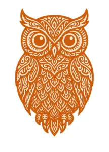 tattoovorlage-eule-mit-feinen-mustern-und-grossen-augen