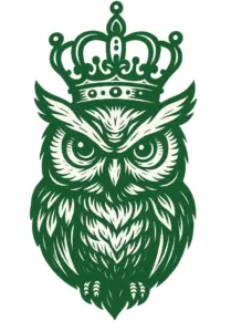 tattoovorlage-eule-mit-krone-symbol-fuer-weissheit-und-staerke
