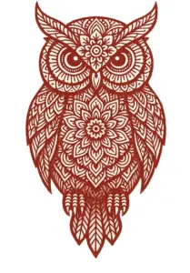 tattoovorlage-eule-mit-mandala-mustern