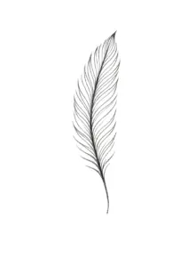 tattoovorlage-feder-minimalistisch-elegant-oberschenkel