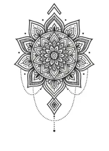 tattoovorlage-filigranes-mandala-mit-geometrischen-mustern