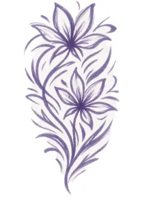 tattoovorlage-fuer-florale-blaettern-und-blueten