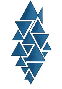 tattoovorlage-geometrische-dreiecke-in-verschiedenen-groessen