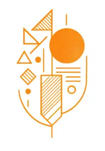 tattoovorlage-geometrische-formen-und-symbole-in-orange