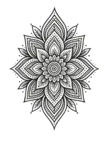 tattoovorlage-geometrisches-mandala-mit-feinen-details