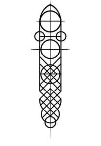 tattoovorlage-geometrisches-muster-mit-kreisen-und-linien