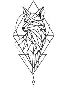 tattoovorlage-geometrisches-wolfsmotiv-mit-modernen-linien