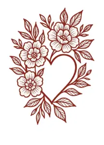 tattoovorlage-herz-mit-blumenmotiv-fuer-frauen