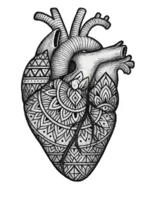 tattoovorlage-herz-mit-geometrischen-mustern-unterarm