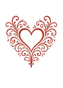 tattoovorlage-herz-mit-geschwungenen-ornamenten